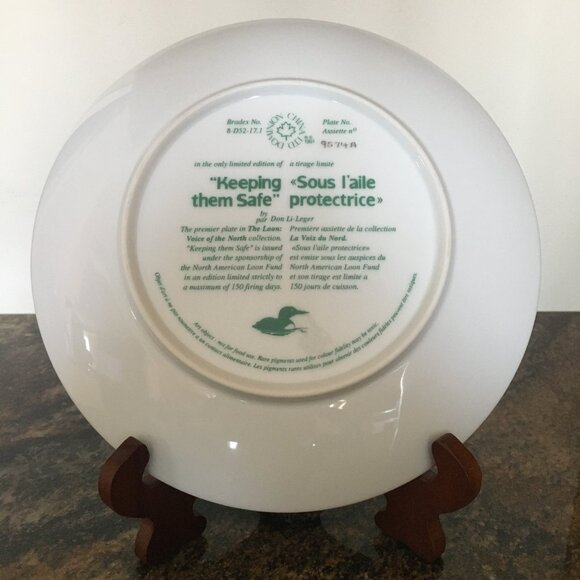 2/$40 Voice of the North Decorative Plate 'Early Start' Don Li-Leger - Picture 7 of 8